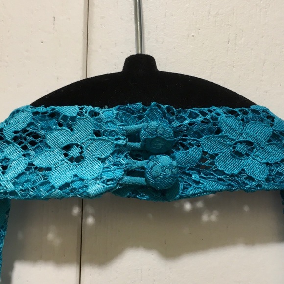 Betsey Johnson Ombré Lace Dress 12 - Picture 3 of 7